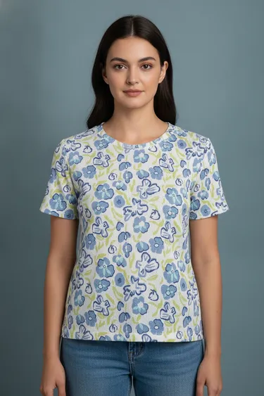 Women Tshirts & Tops (White) - White
