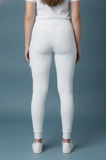 Women Leggings, Salwars & Churidars (White) - White