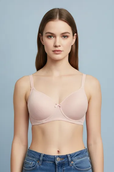 Women Bra (Light Pink) - Light Pink