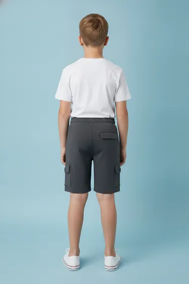 Kids Boy Shorts (Dark Grey) - Dark Grey