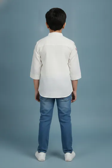 Kids Girl Tshirts & Tops (Off White) - Off White