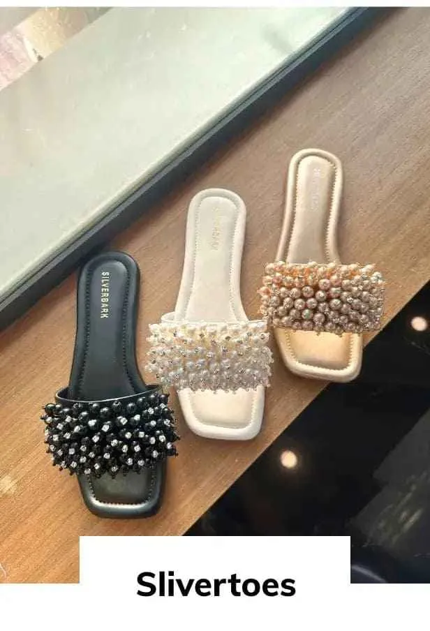 Slivertoes Slippers For Women