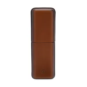 Lapis Bard Ducorium Moulded Pen Case - Cognac