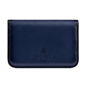 Lapis Bard Ducorium Navy Moulded Credit Card Case