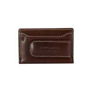 Jekyll & Hide Oxford Card Holder and Money Clip - Mocha
