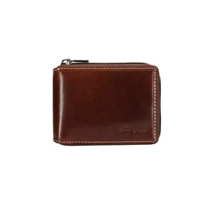 Jekyll & Hide Oxford Zip Around Wallet - Mocha