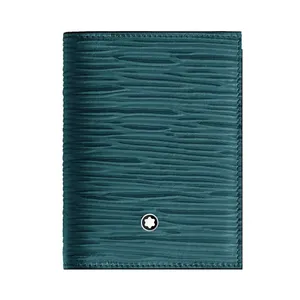 Montblanc Meisterstuck Bi Fold 4CC Card Holder - Cyprus Blue