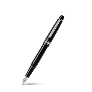 Montblanc 145 Meisterstuck Platinum Line Black Medium Fountain Pen