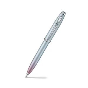 Sheaffer Expressions 100 9376 Blue and Pink Pearlised Gradient Ballpoint Pen with Chrome-plated Trims