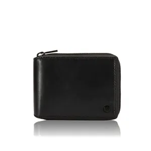 Jekyll & Hide 4295 Zip Around Coin Wallet - Black
