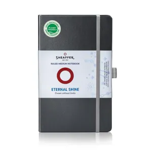 Sheaffer Eternal Shine 90 GSM Hardbound Medium Notebook - Metallic Charcoal
