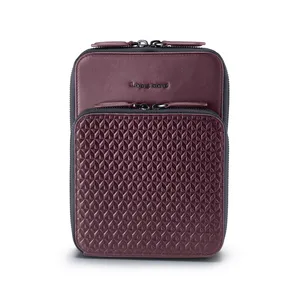 Lapis Bard Enigma Crossbody Travel Bag - Bordeaux