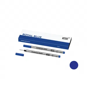 Montblanc 124501 Rollerball Refill Fine (Pack of Two) Royal Blue