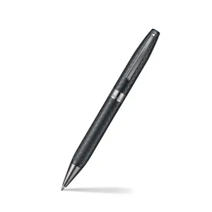 Sheaffer Legacy Chevron 9066 Matte Black Ballpoint Pen with PVD Gunmetal Trims