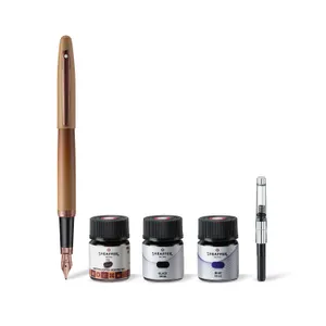 Sheaffer VFM G9428Â Coffee Edition Fountain Pen with 3 Ink Vials Gift Set (Medium)
