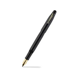 Kanwrite Mammoth Solid Black Fountain Pen With Black Trims - Medium
