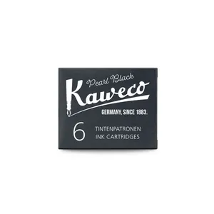 Kaweco Ink Cartridges pack of 6-Pearl Black