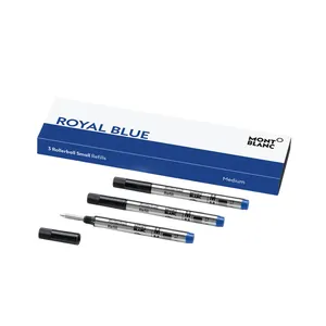 Montblanc 3x Rollerball Small Refills- Royal Blue