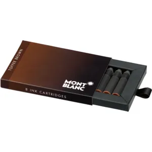 Montblanc Ink Cartridges Toffee Brown, 8 per package