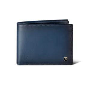 Lapis Bard Ducorium Bi Fold Evening Wallet with Additional Sleeve Blue