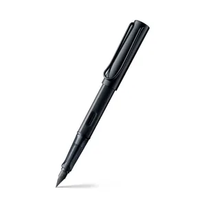 Lamy AL-Star 071 Fountain Pen Medium Black With Chrome Metal Clip