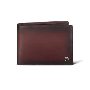 Lapis Bard Ducorium Bi-fold Wallet with Coin Pocket Bordeaux