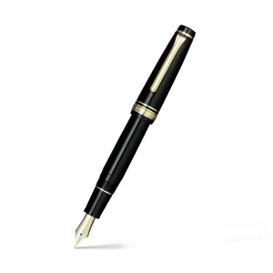 Sailor Professional Gear Fountain Pen (21K Music) - Black With Gold Trims