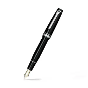 Sailor Professional Gear Fountain Pen (21K Music) Black with Rhodium-plated Trims