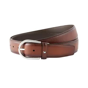 Montblanc 118413 Leather Belt (35mm) Brown