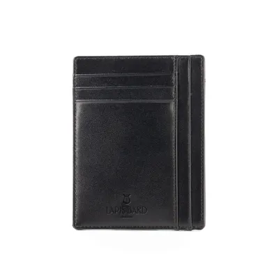 Lapis Bard Mayfair Credit Card Holder - Black