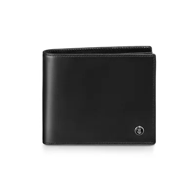 Lapis Bard Mayfair Bifold Centre Addition Wallet - Black