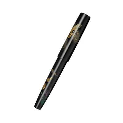 Sailor Limited Edition Chinkin Bumblebee KOP Fountain Pen (21 KOP Broad)- Black