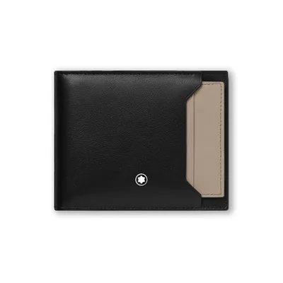 Montblanc Selection Soft 6CC Wallet With Removable Card Holder - Black