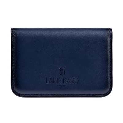 Lapis Bard Ducorium Navy Moulded Credit Card Case