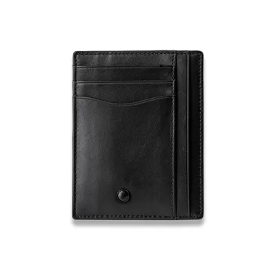 Lapis Bard Carbon Black Credit Card Holder- Black