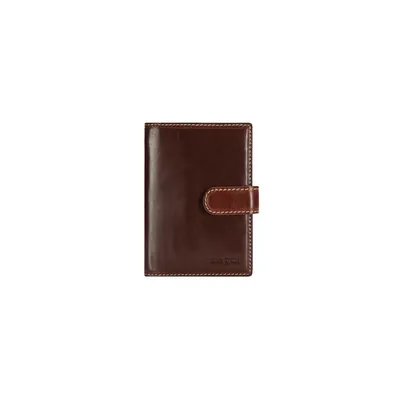 Jekyll & Hide Oxford Money clip Passport Holder - Mocha