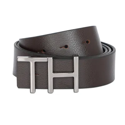 Tommy Hilfiger Cusack Reversible Semi Formal Belt Extra Large - Brown And Navy