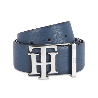 Tommy Hilfiger Assens Reversible Casual Belt Extra Large - Navy And Wine