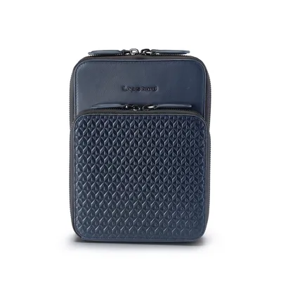 Lapis Bard Enigma Crossbody Travel Bag - Navy