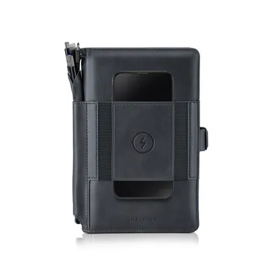 Sheaffer Superbook Mini 8000mAh Power Bank Organizer - Grey