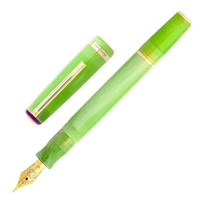 Esterbrook JR Key Lime Pocket Fountain Pen with Gold Trims - Fine
