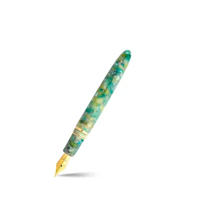 Esterbrook Estie Sea Glass Fountain Pen with Gold Trims - Medium