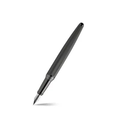 Hugo Boss Blaze Gun Fountain Pen Medium - Grey