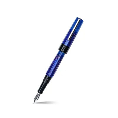 Benu Euphoria Scent of Irises Blue Fountain Pen - Fine