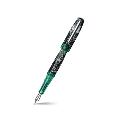 Benu Astrogem Leto Green Fountain Pen - Fine