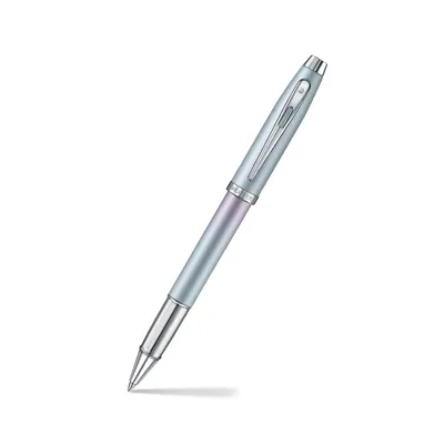 Sheaffer Expressions 100 9376 Blue and Pink Pearlised Gradient Rollerball Pen with Chrome-plated Trims