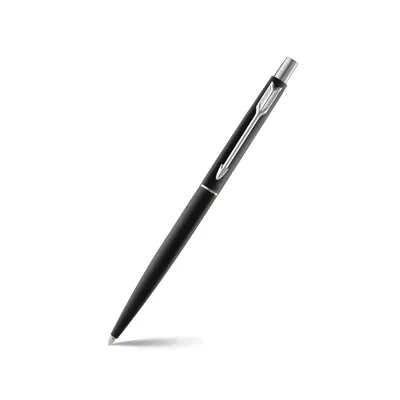 Parker Classic Matte Black Ballpoint Pen With Chrome Trim