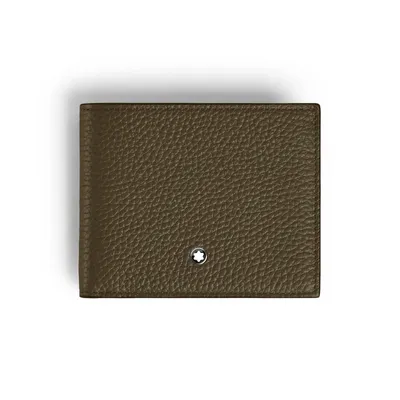 Montblanc Grain 4CC Wallet with Coin Case - Khaki