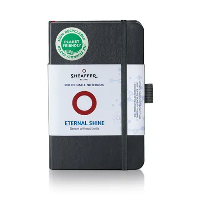 Sheaffer Eternal Shine 90 GSM Eco-Friendly Hardbound Small Notebook - Black