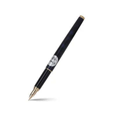 Pilot 2103 Cavalier Black & Blue Fountain Pen-Medium